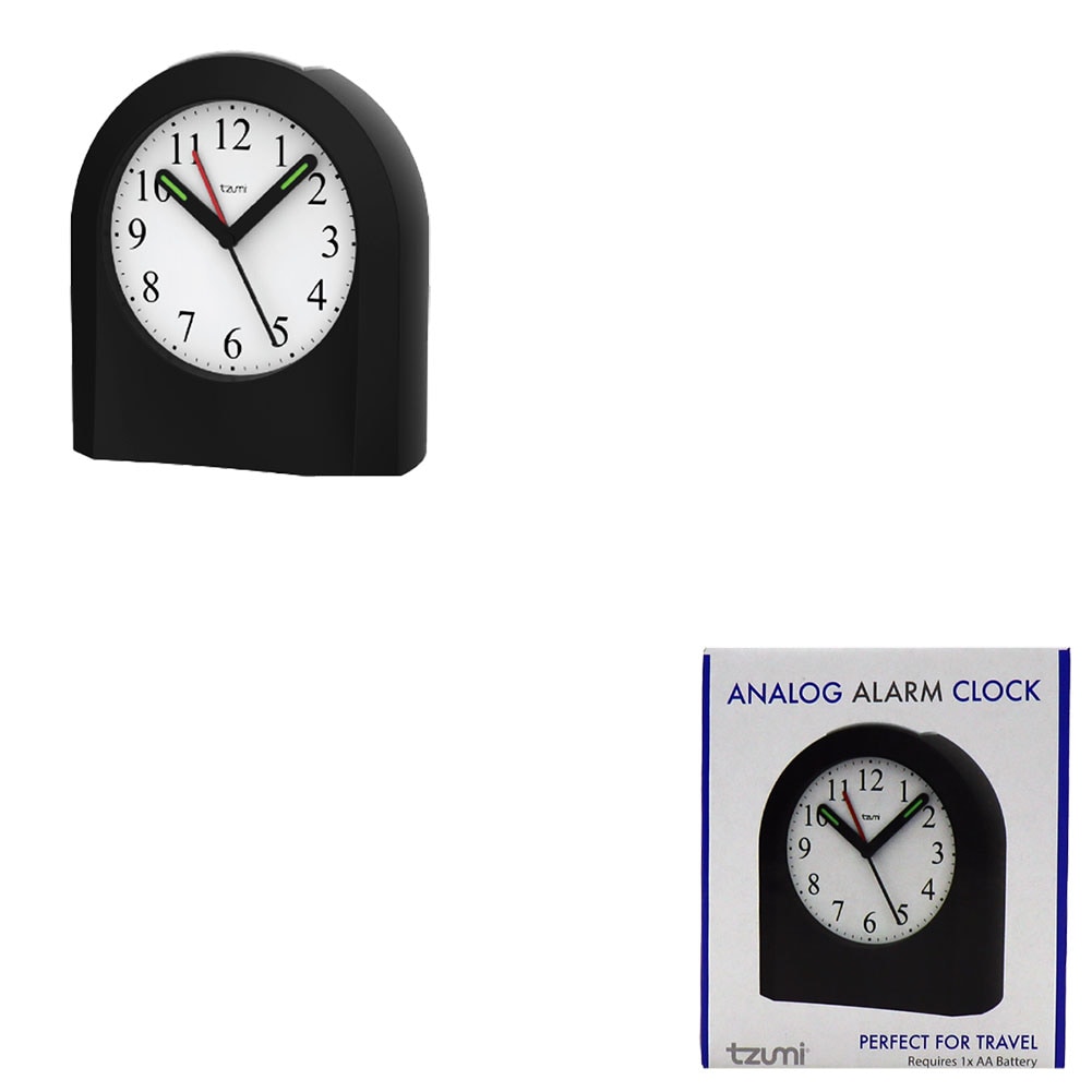 公式限定 福袋 - 公式通販オンラインショップ Tzumi Analog Mini Black Alarm Clock Plastic 3 その他