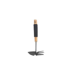 Simply Hardware Metal Spade/Rake Combo With Wood Handle & Foam Grip, 6 ...